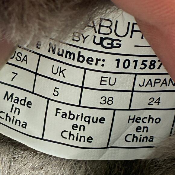 UGG Koolaburra Victoria Bow Tall Boots Black Suede Winter Pull On Women’s Size 7 - Picture 8 of 9